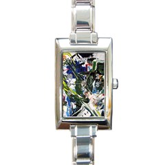 Snow In A City-1-1 Rectangle Italian Charm Watch