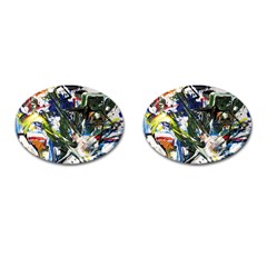 Snow In A City-1-1 Cufflinks (Oval)