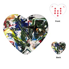 Snow In A City-1-1 Playing Cards Single Design (Heart)