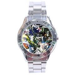 Snow In A City-1-1 Stainless Steel Analogue Watch