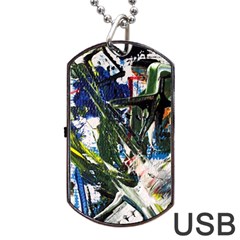 Snow In A City-1-1 Dog Tag USB Flash (Two Sides)