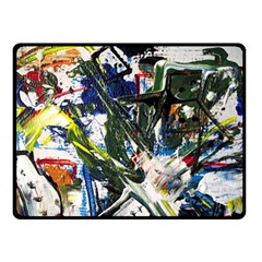 Snow In A City-1-1 Double Sided Fleece Blanket (Small) 