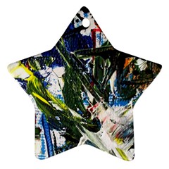 Snow In A City-1-1 Ornament (star) by bestdesignintheworld