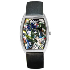 Snow In A City-1-1 Barrel Style Metal Watch by bestdesignintheworld