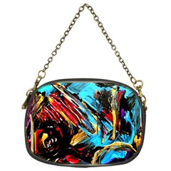 Blue And Red-1-1 Chain Purse (One Side)