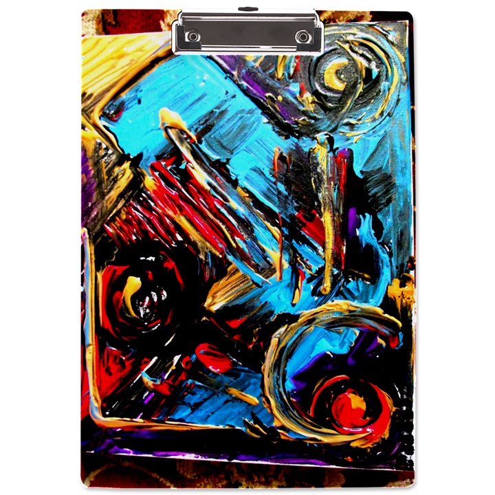 Blue And Red-1-1 A4 Clipboard