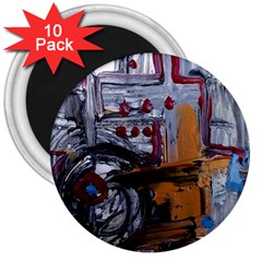 Trip In A Woods-1-1 3  Magnets (10 Pack)  by bestdesignintheworld