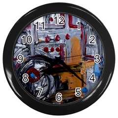 Trip In A Woods-1-1 Wall Clock (black) by bestdesignintheworld