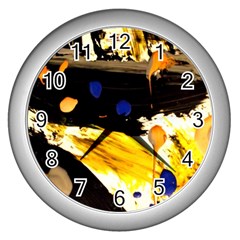 Before The Easter-1-3 Wall Clock (Silver)