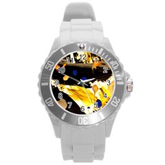 Before The Easter-1-3 Round Plastic Sport Watch (L)