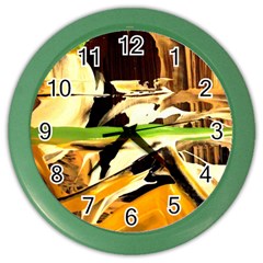 Grasshopper-1-1 Color Wall Clock by bestdesignintheworld