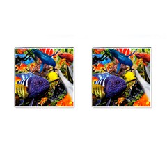 The Life Aquatic Cufflinks (square) by impacteesstreetwearcollage