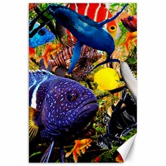 The Life Aquatic Canvas 20  X 30  by impacteesstreetwearcollage