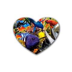 The Life Aquatic Heart Coaster (4 Pack)  by impacteesstreetwearcollage