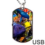 The Life Aquatic Dog Tag USB Flash (Two Sides) Front