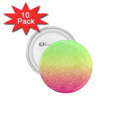 Ombre Glitter  1 75  Buttons (10 Pack) by Colorfulart23