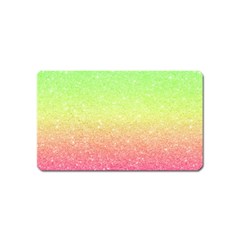 Ombre Glitter  Magnet (name Card) by Colorfulart23