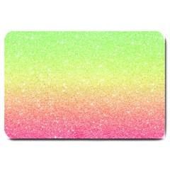 Ombre Glitter  Large Doormat 