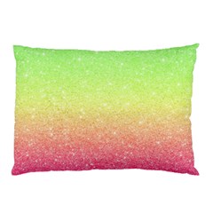 Ombre Glitter  Pillow Case by Colorfulart23