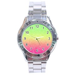 Ombre Glitter  Stainless Steel Analogue Watch by Colorfulart23