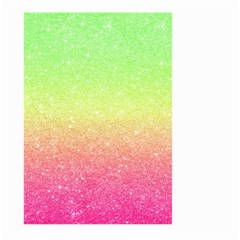 Ombre Glitter  Large Garden Flag (two Sides) by Colorfulart23