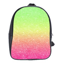 Ombre Glitter  School Bag (xl)