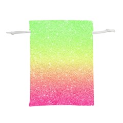 Ombre Glitter  Lightweight Drawstring Pouch (m) by Colorfulart23