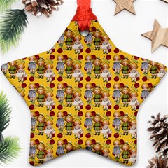 Dindollyellow Star Ornament (two Sides) by snowwhitegirl