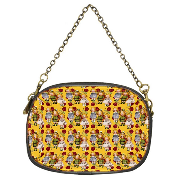 Dindollyellow Chain Purse (One Side)