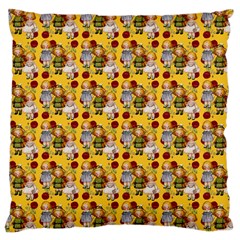 Dindollyellow Large Cushion Case (two Sides) by snowwhitegirl