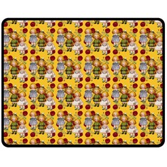 Dindollyellow Double Sided Fleece Blanket (medium)  by snowwhitegirl