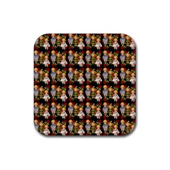 Dindollyblack Rubber Coaster (square)  by snowwhitegirl