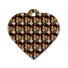 Dindollyblack Dog Tag Heart (two Sides) by snowwhitegirl