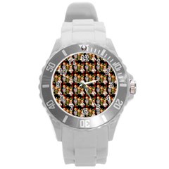 Dindollyblack Round Plastic Sport Watch (l) by snowwhitegirl