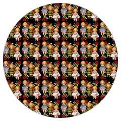 Dindollyblack Round Trivet by snowwhitegirl