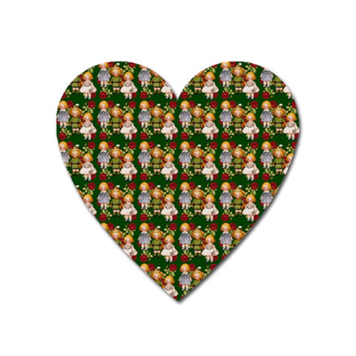 Dindollygreen Heart Magnet