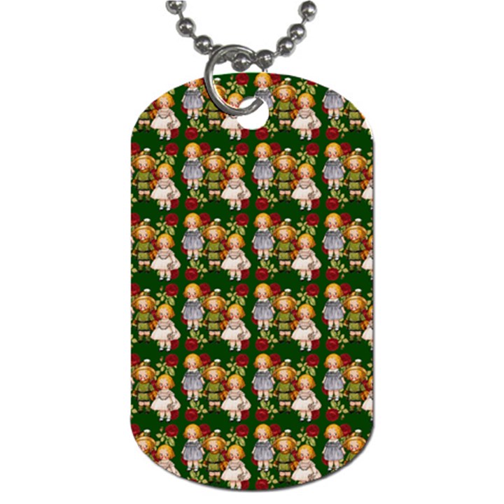 Dindollygreen Dog Tag (Two Sides)