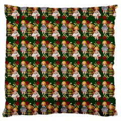 Dindollygreen Large Cushion Case (one Side) by snowwhitegirl