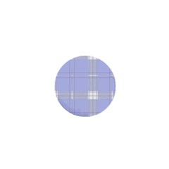 Lighblu Plaid 1  Mini Buttons by snowwhitegirl