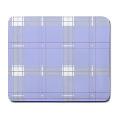 Lighblu Plaid Large Mousepads by snowwhitegirl