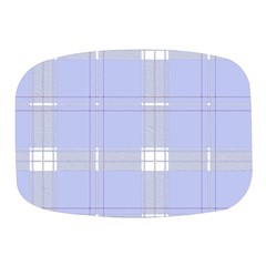 Lighblu Plaid Mini Square Pill Box by snowwhitegirl