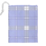 Lighblu Plaid Drawstring Pouch (5XL) Back