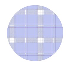 Lighblu Plaid Mini Round Pill Box (pack Of 5)