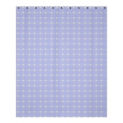 Lighblu Plaid Small Shower Curtain 60  X 72  (medium) 