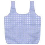 Lighblu Plaid Small Full Print Recycle Bag (XL) Front