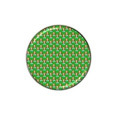 Girl Green Hat Clip Ball Marker by snowwhitegirl