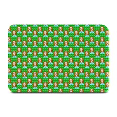 Girl Green Plate Mats by snowwhitegirl