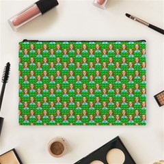 Girl Green Cosmetic Bag (large) by snowwhitegirl