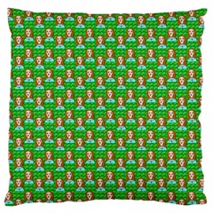 Girl Green Standard Flano Cushion Case (one Side) by snowwhitegirl