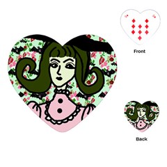 Wicked Witch Wall Playing Cards Single Design (heart)